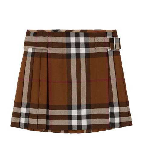 burberry plaid skirt replica|burberry check wool pleated skirt.